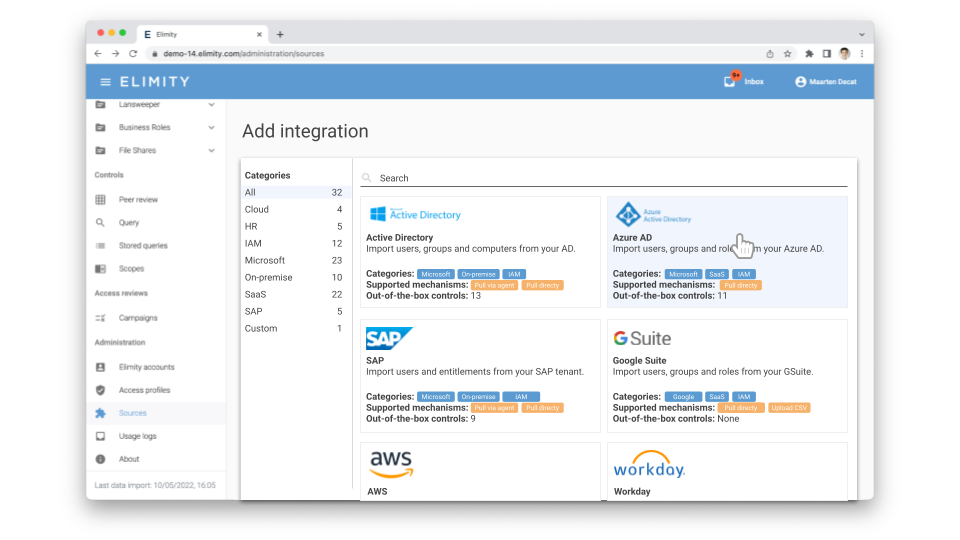 Elimity Insights - Connector Library