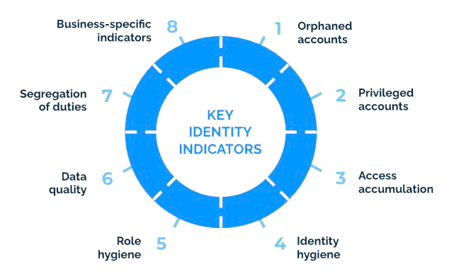 Identity Wheel - Key Identity Indicators without background