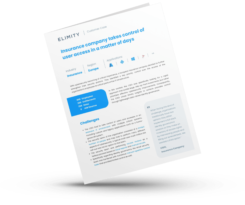 Taking Control of Users and Access in a Matter of Days